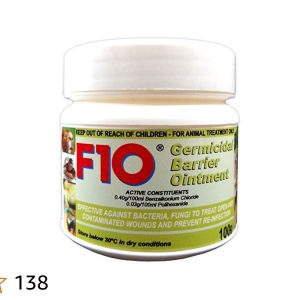 F10 Products Germicidal Barrier Ointment - 100g Pot