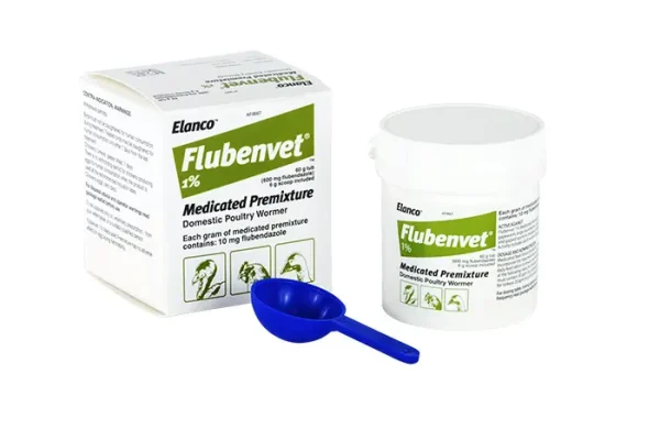 Flubenvet Poultry Wormer 60g
