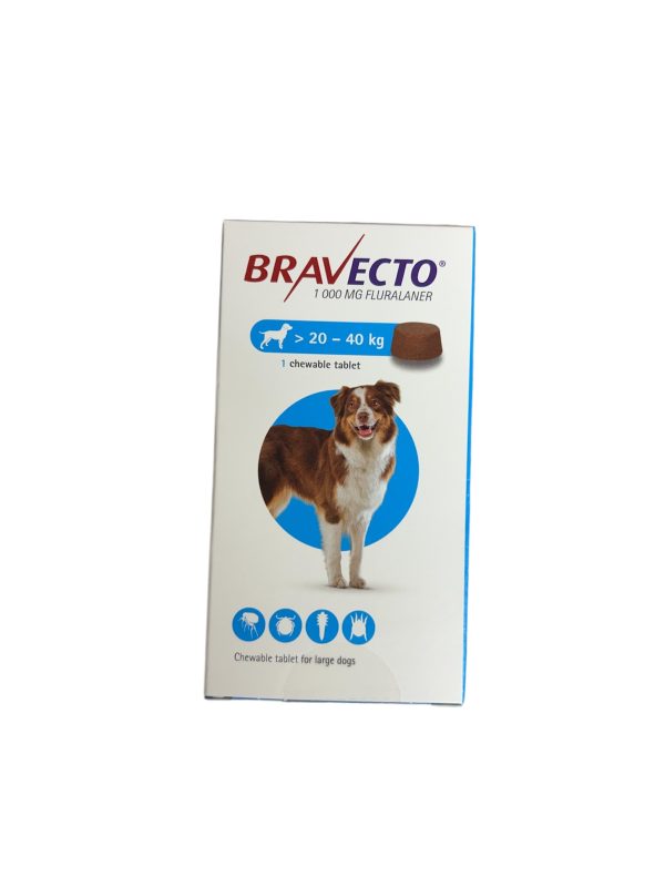 Bravecto Chewable Tablet 20-40kg €28.00