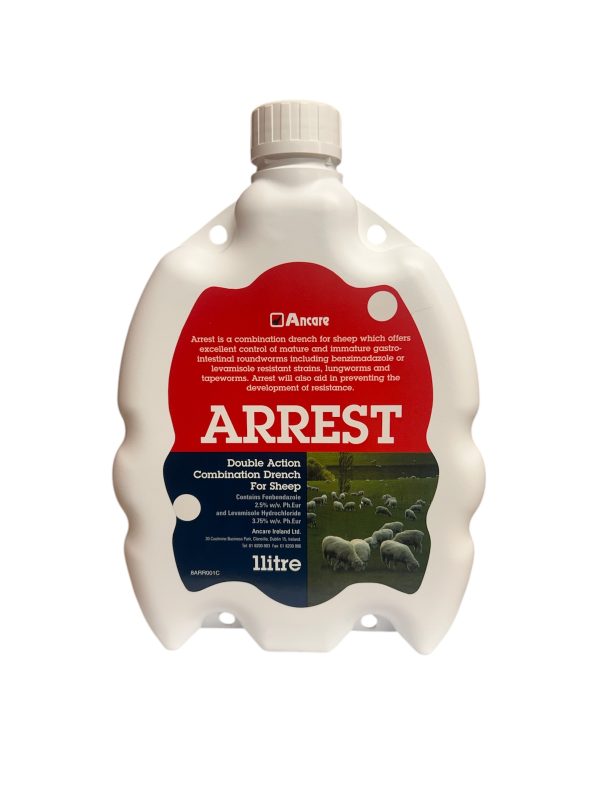 Arrest Double Action Combination Drench for Sheep