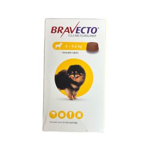 Bravecto Chewable Tablet 2-4.5kg €24.00