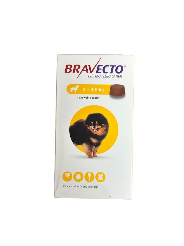 Bravecto Chewable Tablet 2-4.5kg €24.00