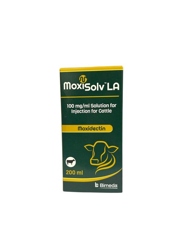 MoxiSolv LA 100mg/ml solution injection for cattle