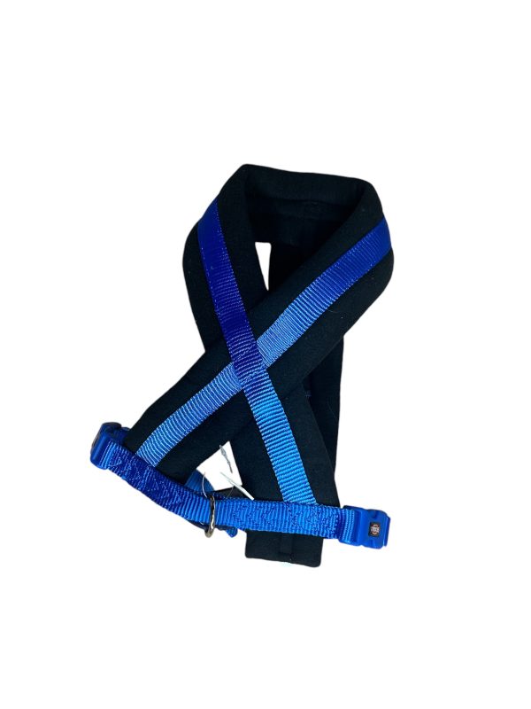 Trixie Premium Touring Harness Royal Blue & Black