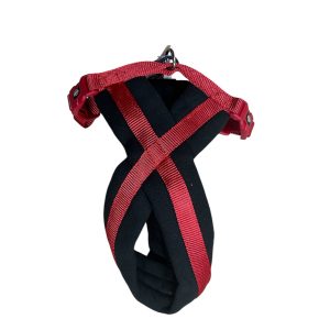 Trixie Premium Touring Harness Red & Black
