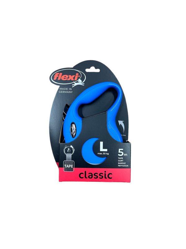 Flexi Classic Blue Dog 5m Lead