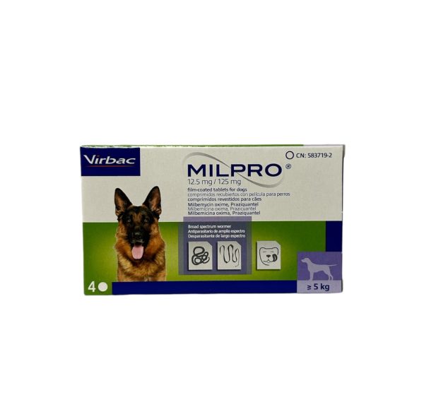 Milpro Adult Dog Worming Tablet (POM) €6.00