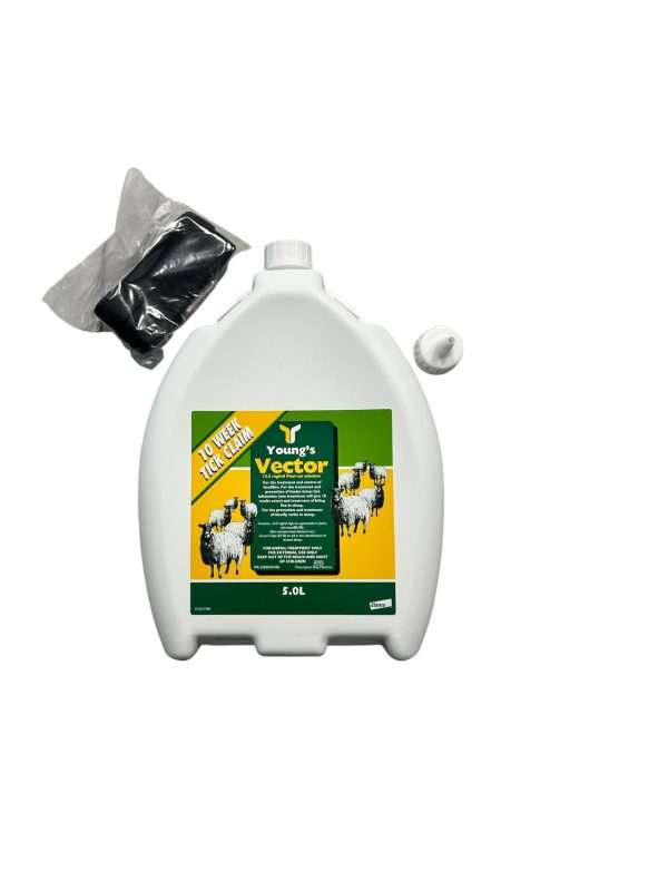Youngs Vector 12.5mg/ml Cypermethrin pour on solution 5.0litre - Image 2